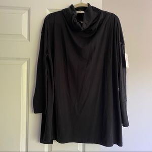 Black Free People cowl neck tunic